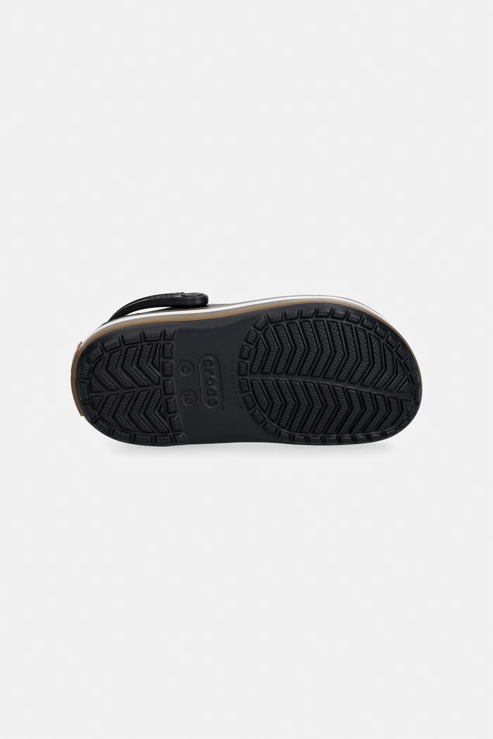 Crocs detské sandále CROCBAND GUM CLOG T 212776.CROCS.CROCBAND.G čierna