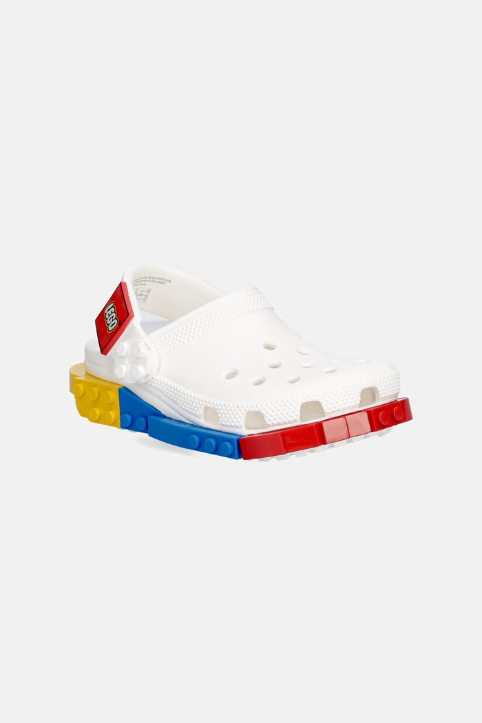Crocs klapki dziecięce 4LW SYSTEM CLOG K 211874.CROCS.4LW.SYSTEM biały SS26