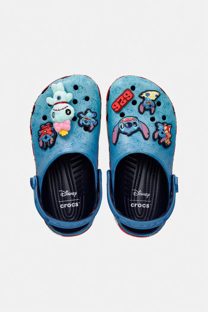 Crocs klapki dziecięce CLASSIC STITCH 213007.CROCS.CLASSIC.ST niebieski SS26