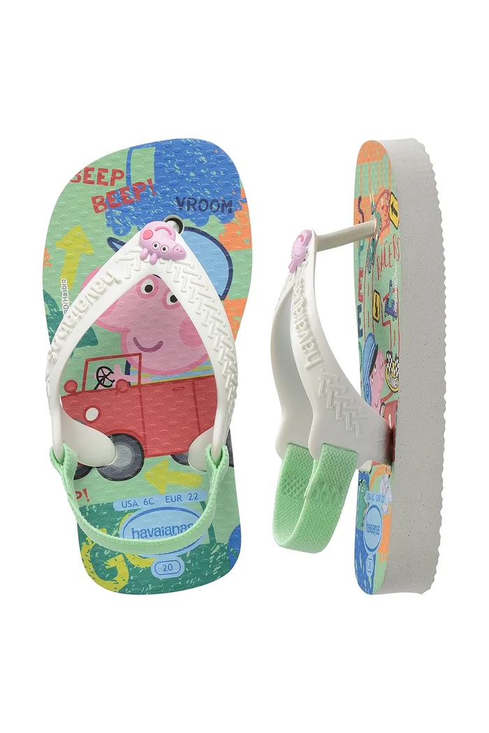 Havaianas šľapky detské BABY PEPPA PIG zelená 4145980.PPY2