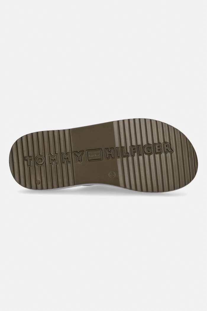 Tommy Hilfiger papuci pentru piscină pentru bărbați LIGHT ADJUSTABLE POOL SLIDER FM0FM05757 verde