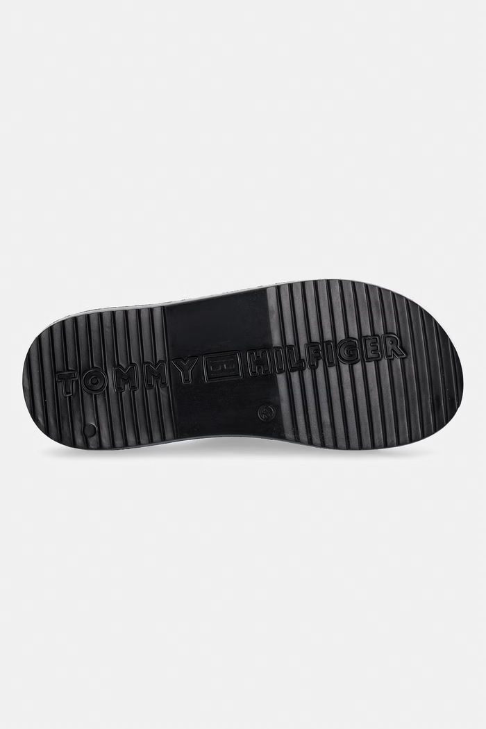 Tommy Hilfiger papuci pentru piscină pentru bărbați LIGHT ADJUSTABLE POOL SLIDER FM0FM05757 negru