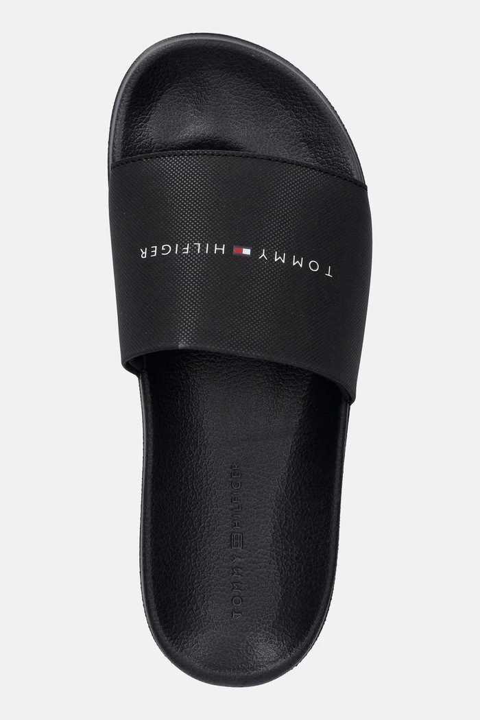Tommy Hilfiger papuci pentru bărbați CORE TOMMY HILFIGER POOL SLIDE negru FM0FM05799