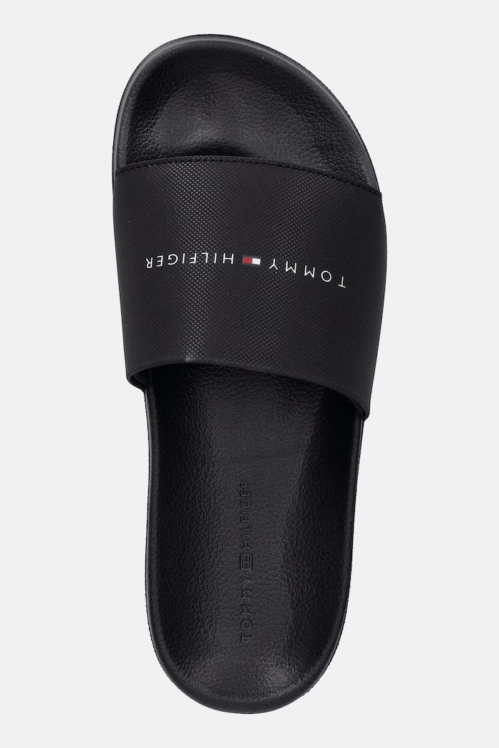 Tommy Hilfiger papuci pentru bărbați CORE TOMMY HILFIGER POOL SLIDE negru FM0FM05799
