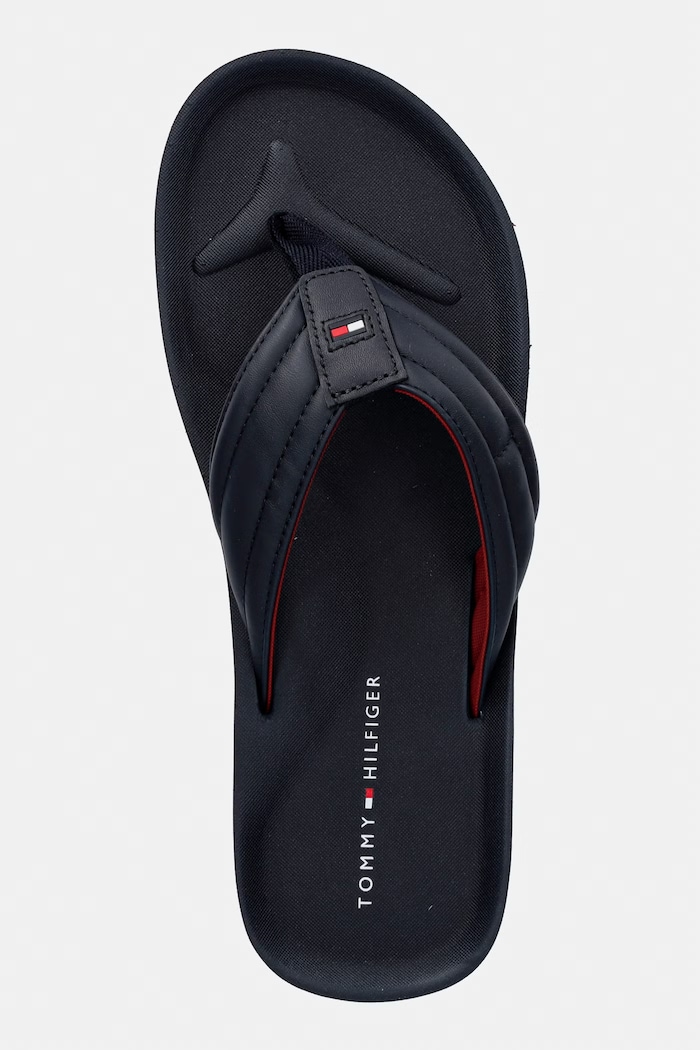 Tommy Hilfiger șlapi pentru bărbați HILFIGER PADDED BEACH SANDAL bleumarin FM0FM05801