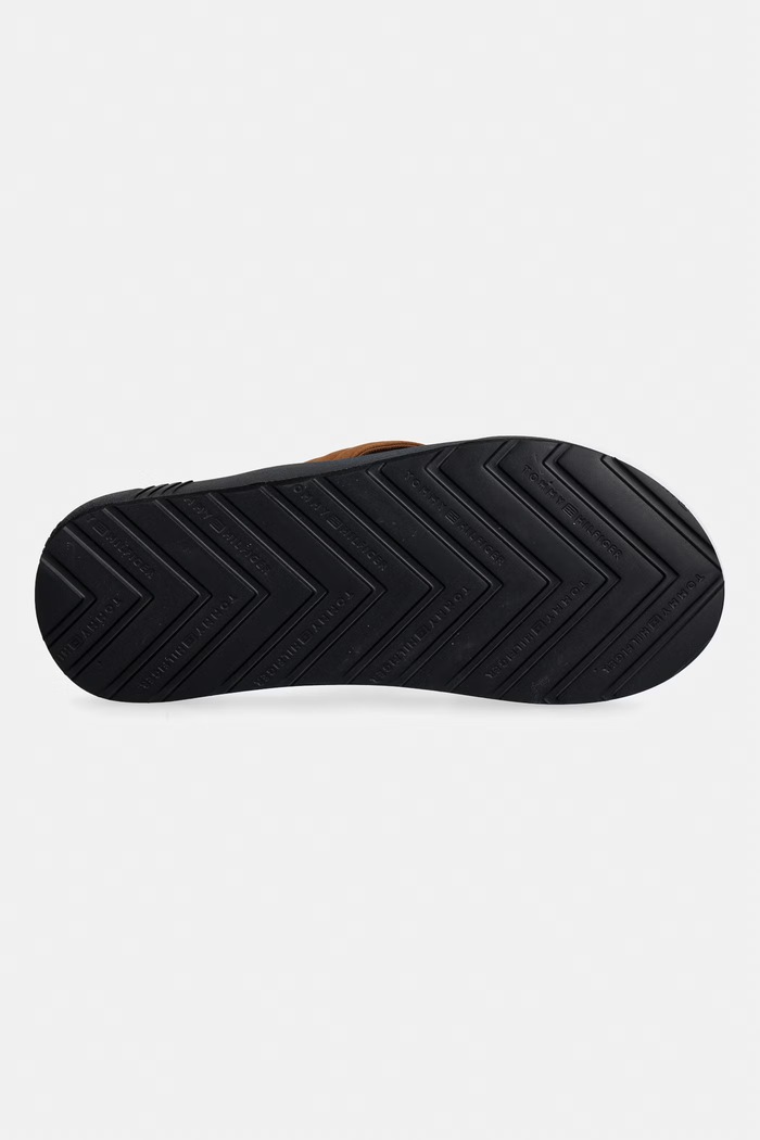 Tommy Hilfiger japonki męskie MOLDED HILFIGER LTH BEACH SANDAL FM0FM05802 brązowy