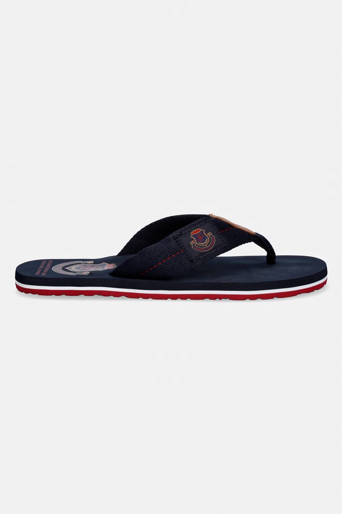 Tommy Hilfiger șlapi pentru bărbați PATCH HILFIGER BEACH SANDAL FM0FM05804 bleumarin SS26
