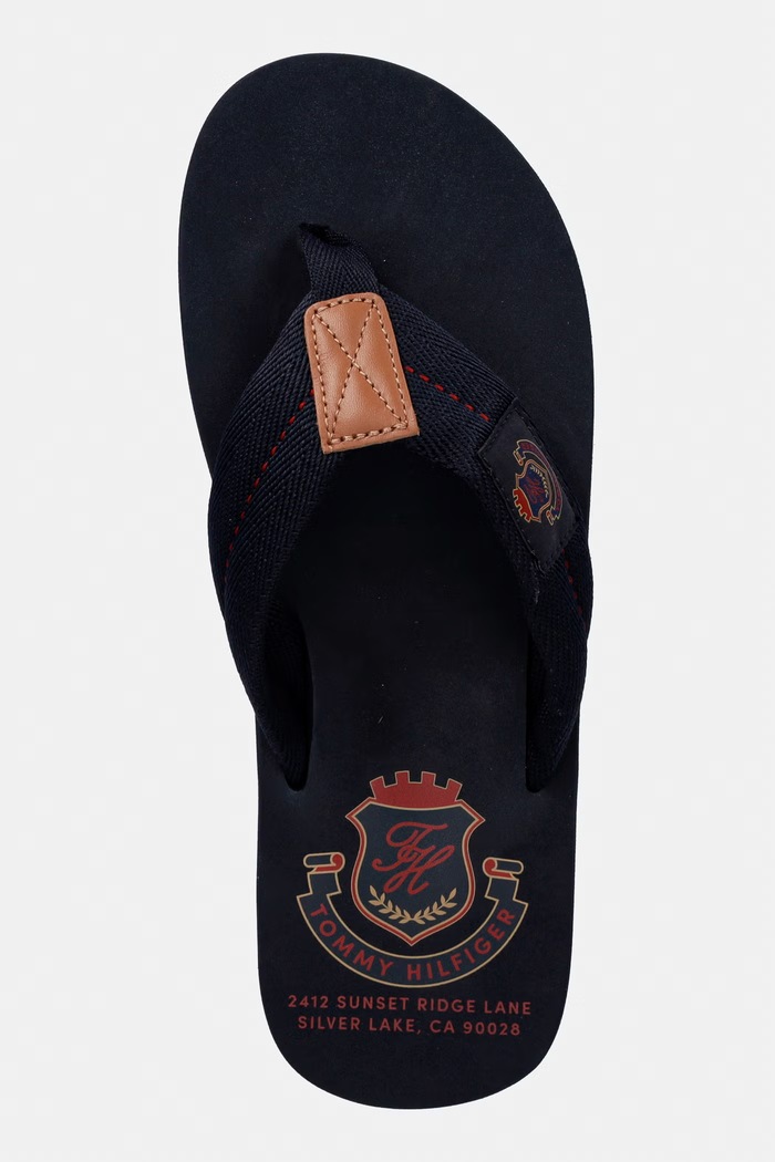 Tommy Hilfiger șlapi pentru bărbați PATCH HILFIGER BEACH SANDAL bleumarin FM0FM05804