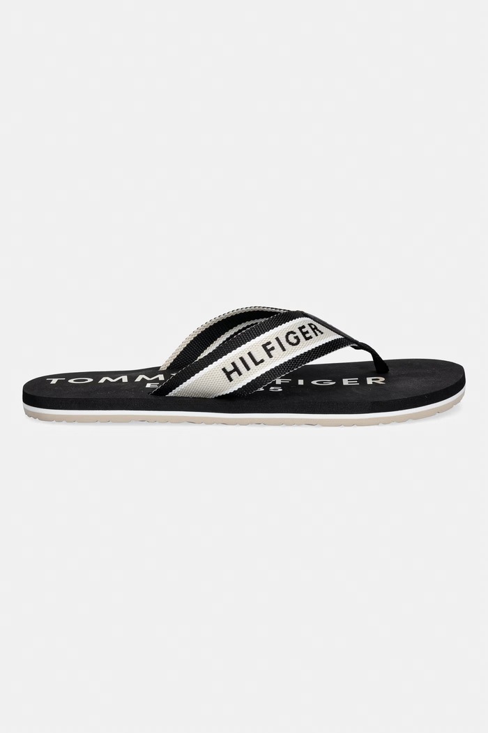 Tommy Hilfiger japonki męskie SPORTY HILFIGER BEACH SANDAL FM0FM05805 czarny SS26