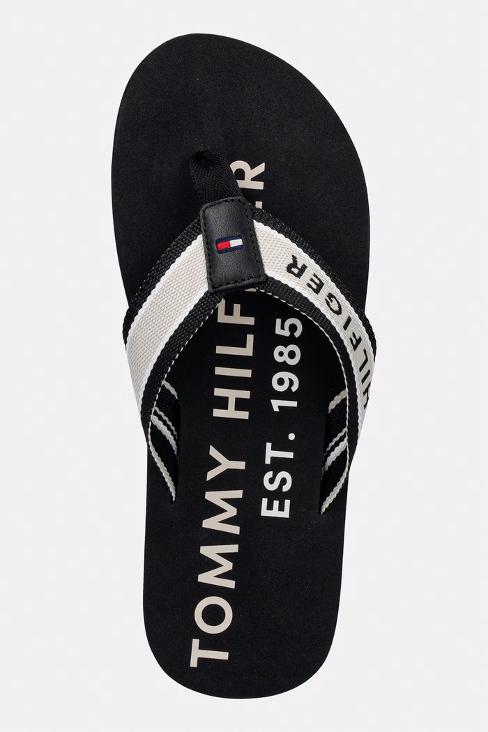 Tommy Hilfiger japonki męskie SPORTY HILFIGER BEACH SANDAL czarny FM0FM05805