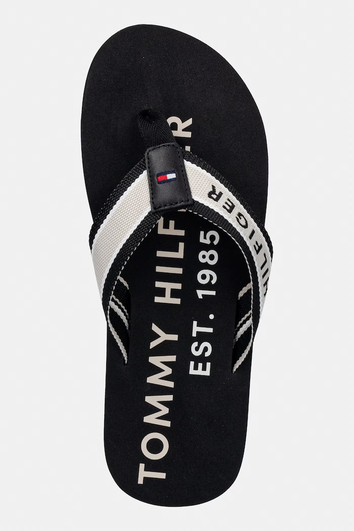 Tommy Hilfiger japonki męskie SPORTY HILFIGER BEACH SANDAL czarny FM0FM05805