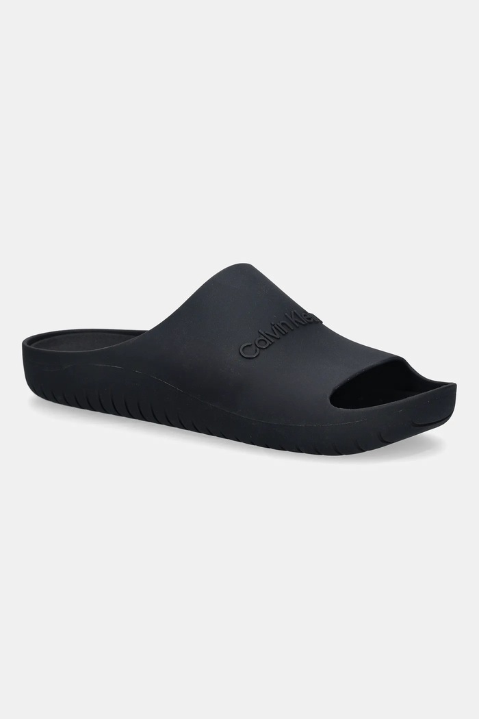 Calvin Klein papucs JELLY SLIDE fekete HM0HM02014