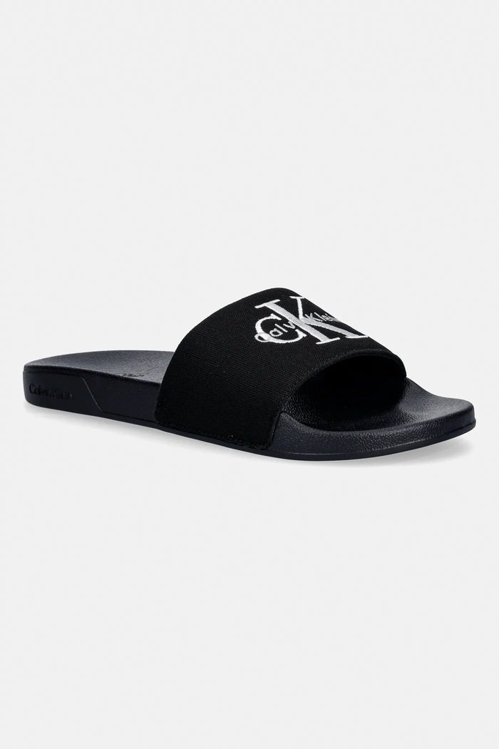 Calvin Klein papucs ESS SLIDE CV fekete YM0YM01393