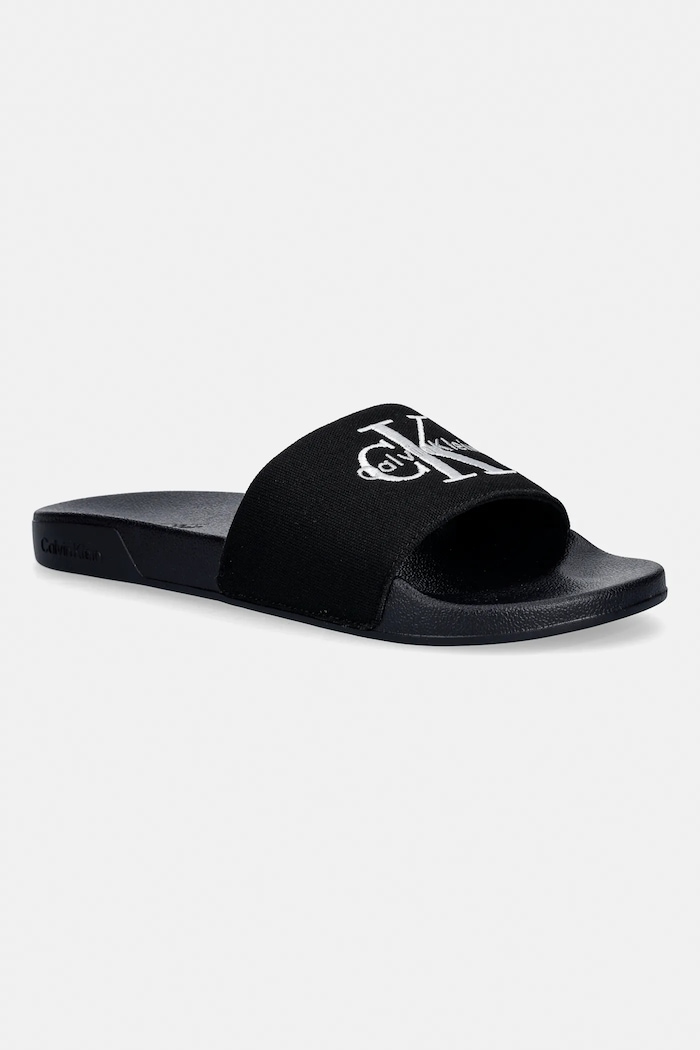 Calvin Klein papucs ESS SLIDE CV fekete YM0YM01393