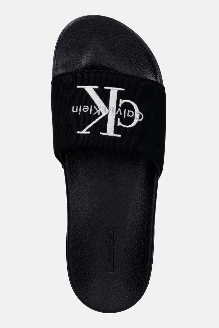 Calvin Klein papucs ESS SLIDE CV fekete YM0YM01393