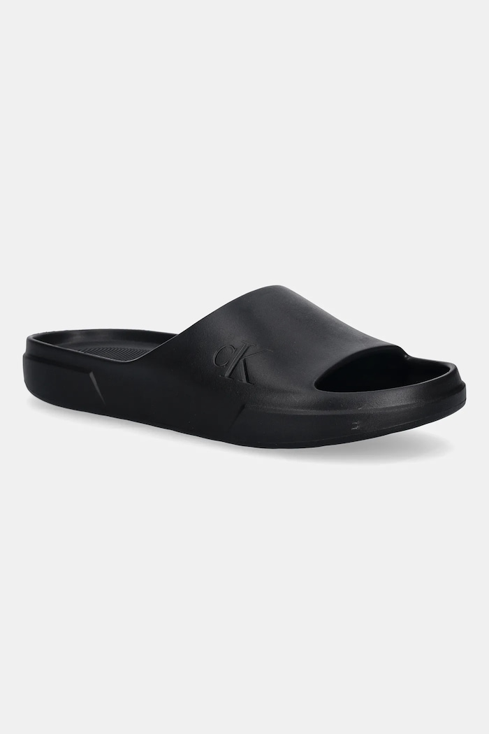 Calvin Klein papucs *J CHUNKY SLIDE ONEPIECE RU fekete YM0YM01394