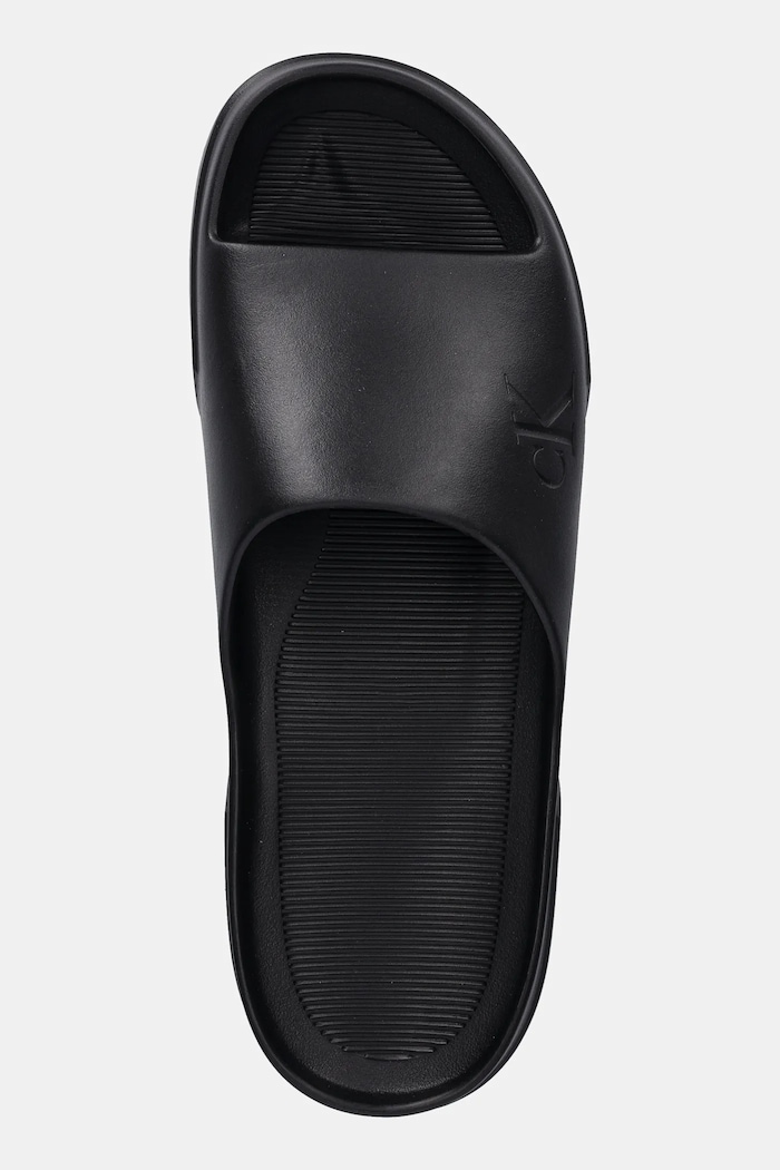 Calvin Klein papucs *J CHUNKY SLIDE ONEPIECE RU fekete YM0YM01394