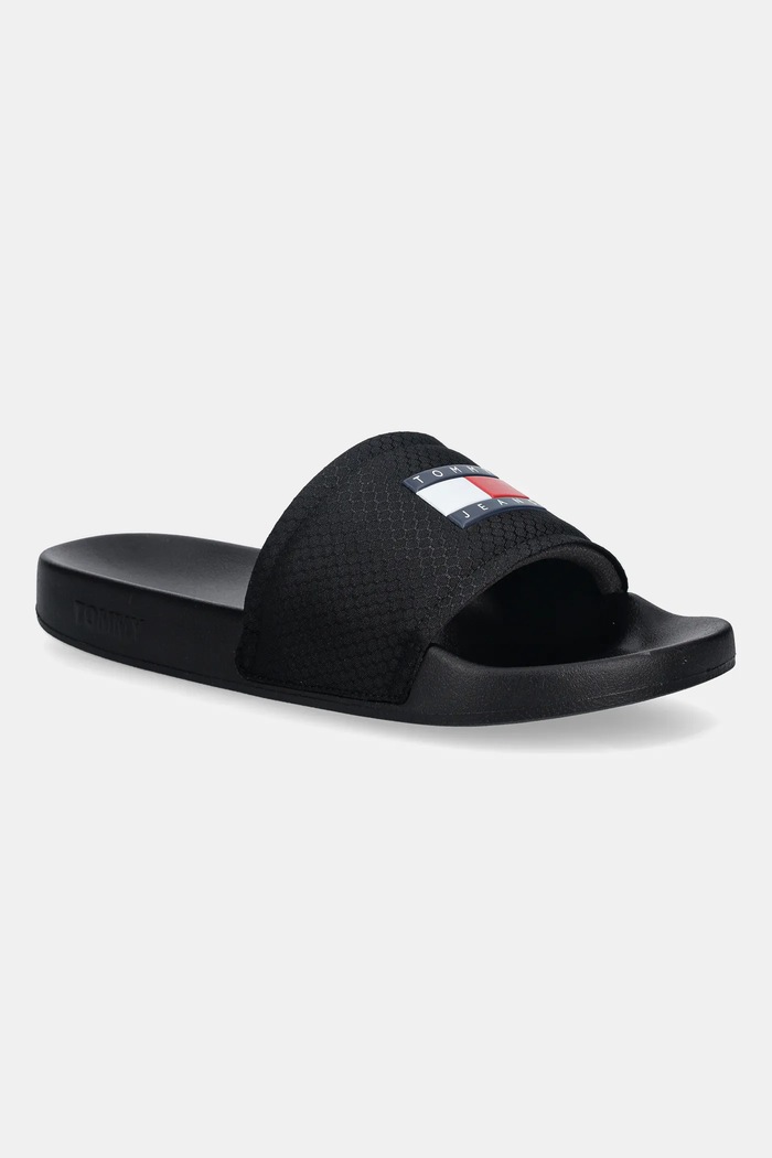 Tommy Jeans papucs TJM POOL SLIDE fekete EM0EM01673