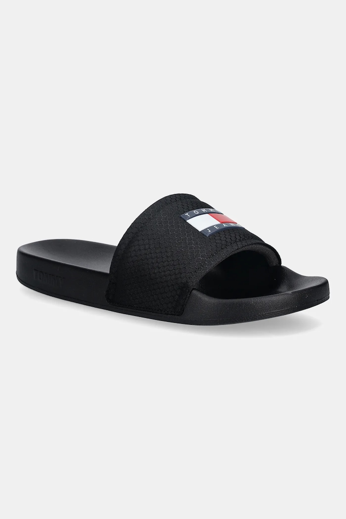Tommy Jeans papucs TJM POOL SLIDE fekete EM0EM01673