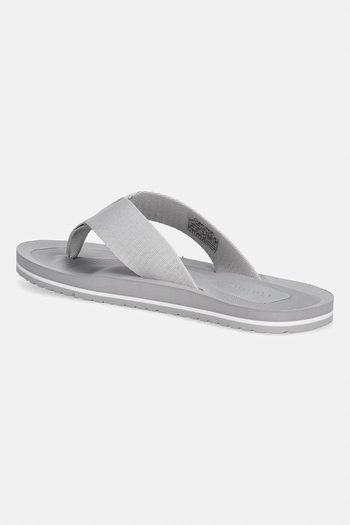 Obutev Calvin Klein japonke moške CITY THONG SLIDE HM0HM02106 siva