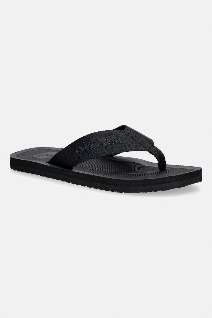 Calvin Klein șlapi pentru bărbați CITY THONG SLIDE negru HM0HM02106