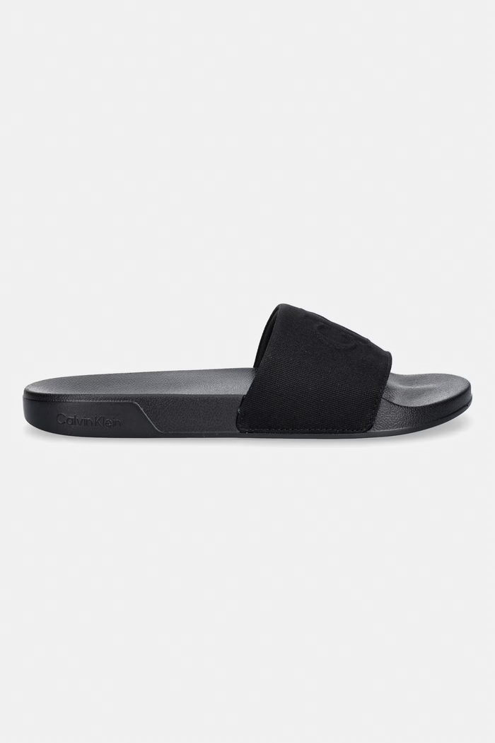 Calvin Klein šľapky pánske ESS SLIDE HF MONOGRAM CV HM0HM02109 čierna SS26