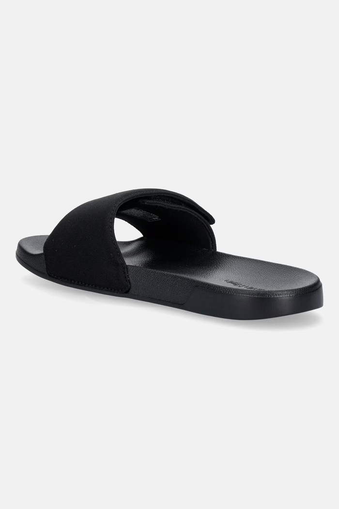 Obuv Calvin Klein šľapky s otvorenými prstami pánske ESS SLIDE ADJ MONOBRAND CV HM0HM02115 čierna