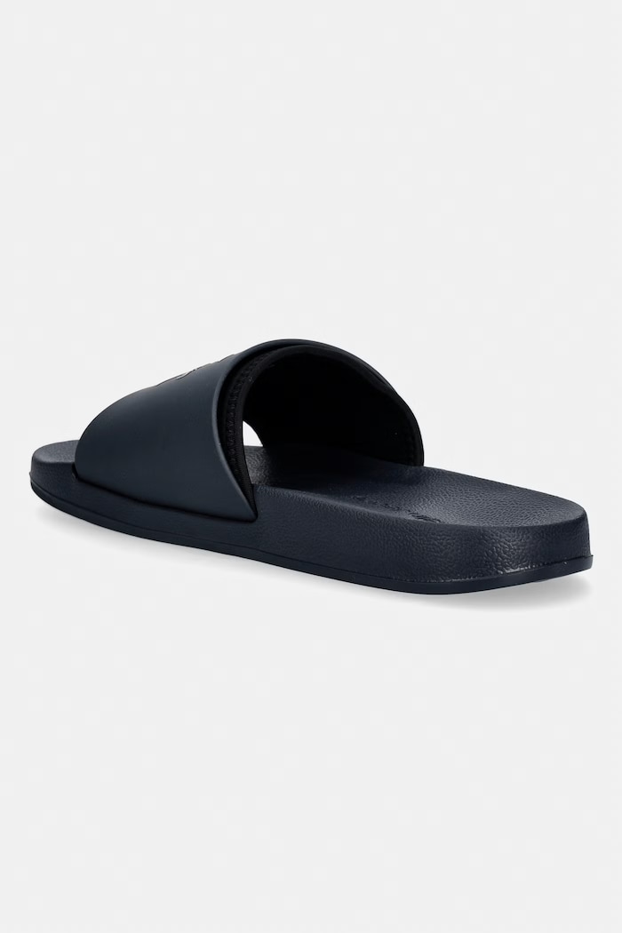 Încălțăminte Calvin Klein papuci pentru bărbați ESS SLIDE RUBBER NEOPRENE HM0HM02229 bleumarin