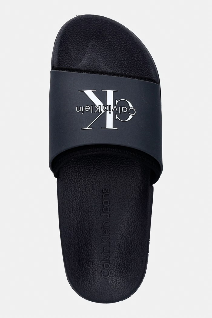 Calvin Klein papuci pentru bărbați ESS SLIDE RUBBER NEOPRENE bleumarin HM0HM02229