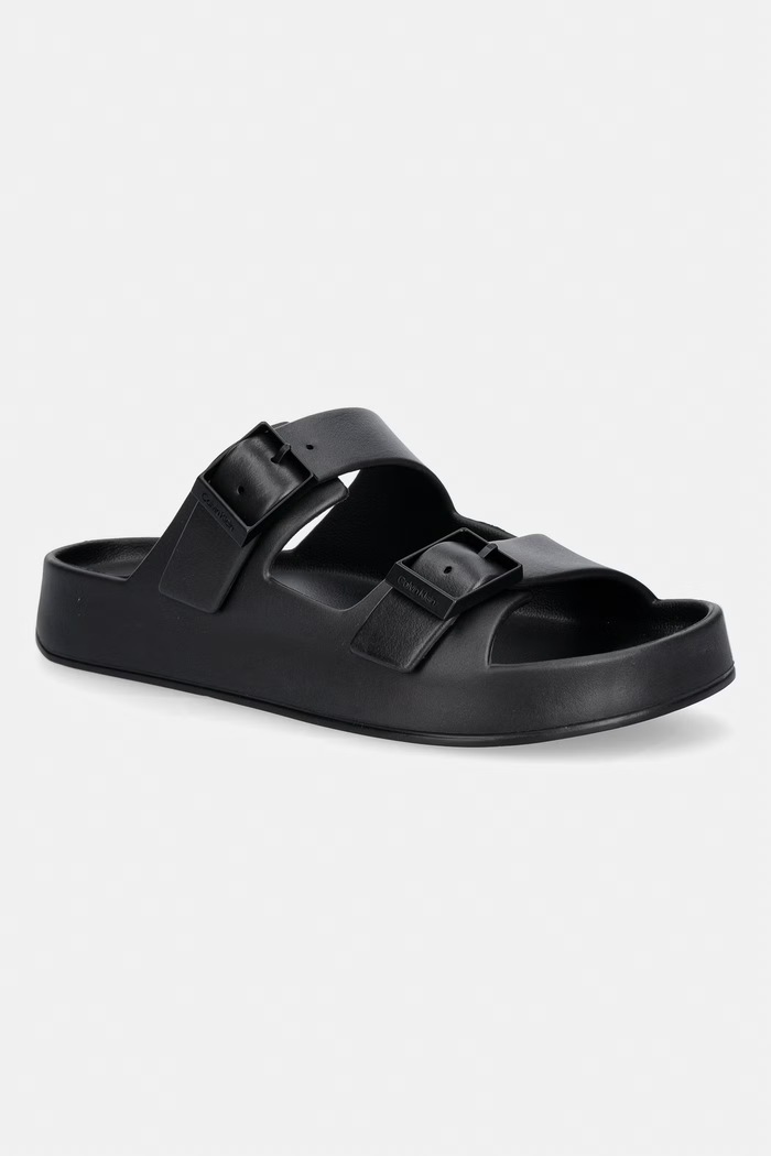 Calvin Klein natikači moški ERGON EVA DOUBLE BAR SANDAL črna HM0HM02116