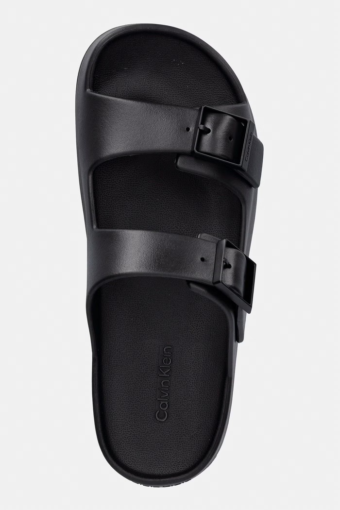 Calvin Klein natikači moški ERGON EVA DOUBLE BAR SANDAL črna HM0HM02116