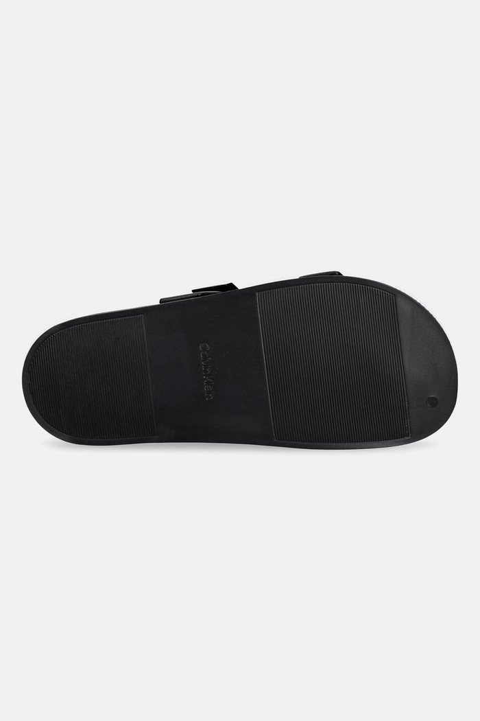 Calvin Klein natikači moški ERGON EVA DOUBLE BAR SANDAL HM0HM02116 črna