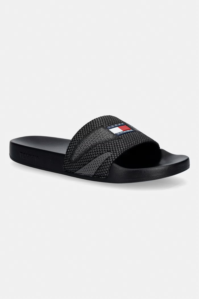 Tommy Jeans šľapky pánske TJM SUMMER SANDAL 26 čierna EM0EM01697