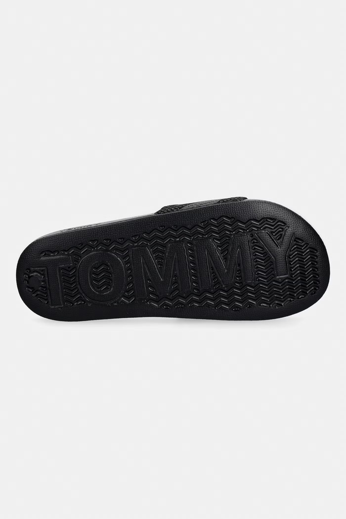 Tommy Jeans šľapky pánske TJM SUMMER SANDAL 26 EM0EM01697 čierna