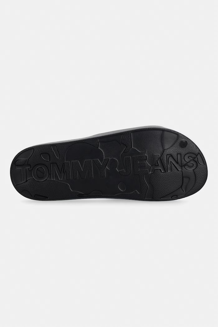Tommy Jeans papuci pentru piscină pentru bărbați TJM INJECTED SANDAL EM0EM01700 negru