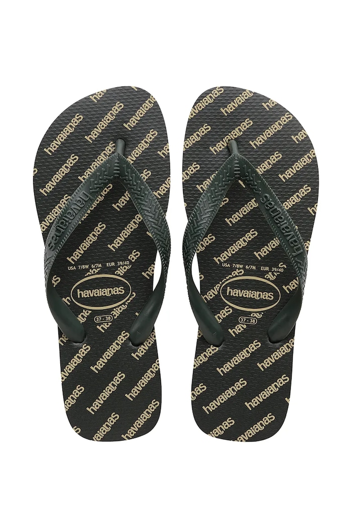 Havaianas klapki TOP LOGOMANIA ESSENTIAL BALLET zielony 4149891.4896