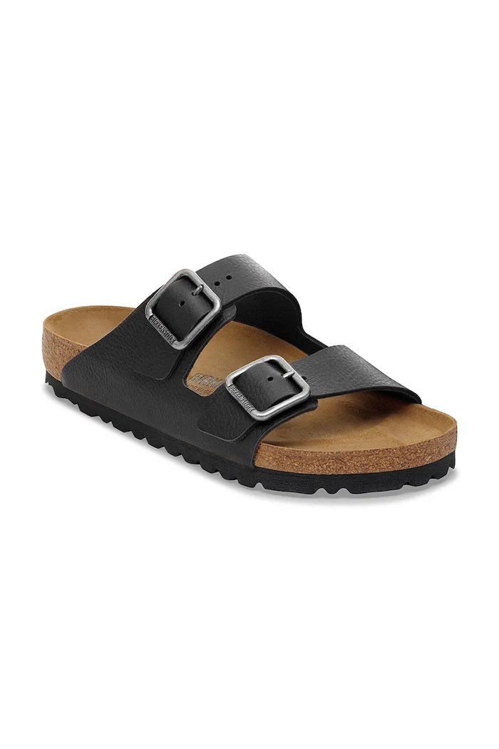 Birkenstock šľapky pánske kožené Arizona 1030675 čierna SS26