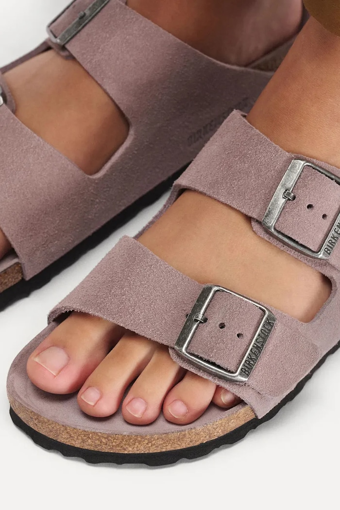 Birkenstock klapki męskie zamszowe Arizona 1031660