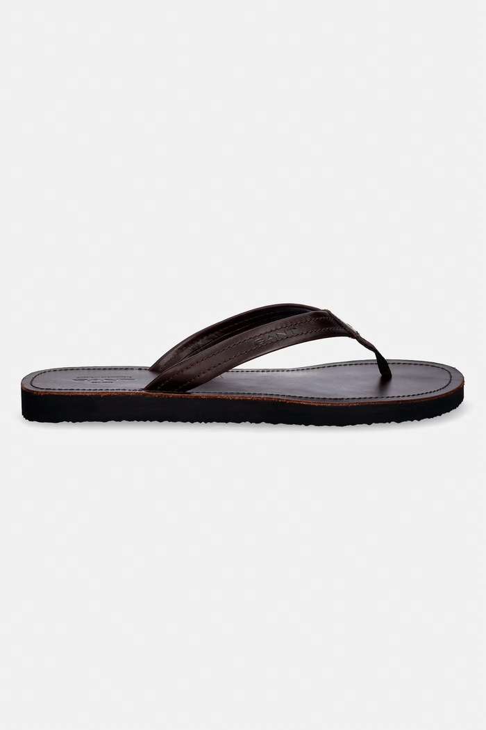 Gant šľapky pánske kožené Brodale 32601264.G46 hnedá SS26