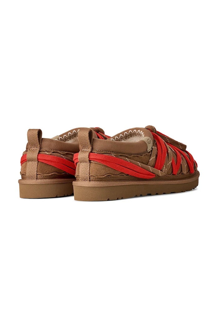 Boty Semišové papuče UGG M Tasman Lace 1175054.CHE hnědá