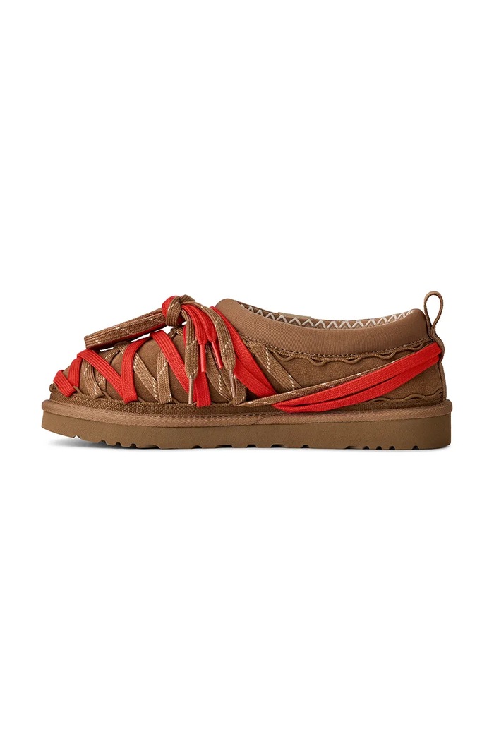 Semišové papuče UGG M Tasman Lace hnědá 1175054.CHE