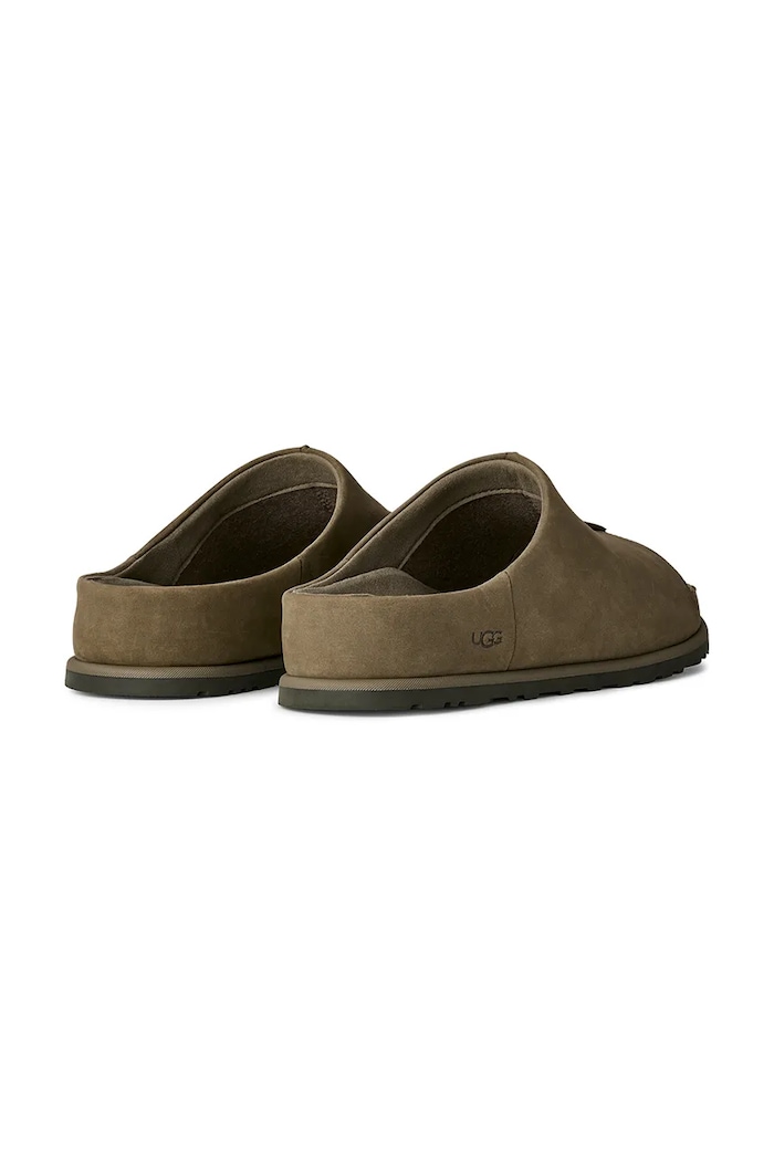 Încălțăminte UGG papuci din nubuc M Otzo Slide 1177351.BTOL verde
