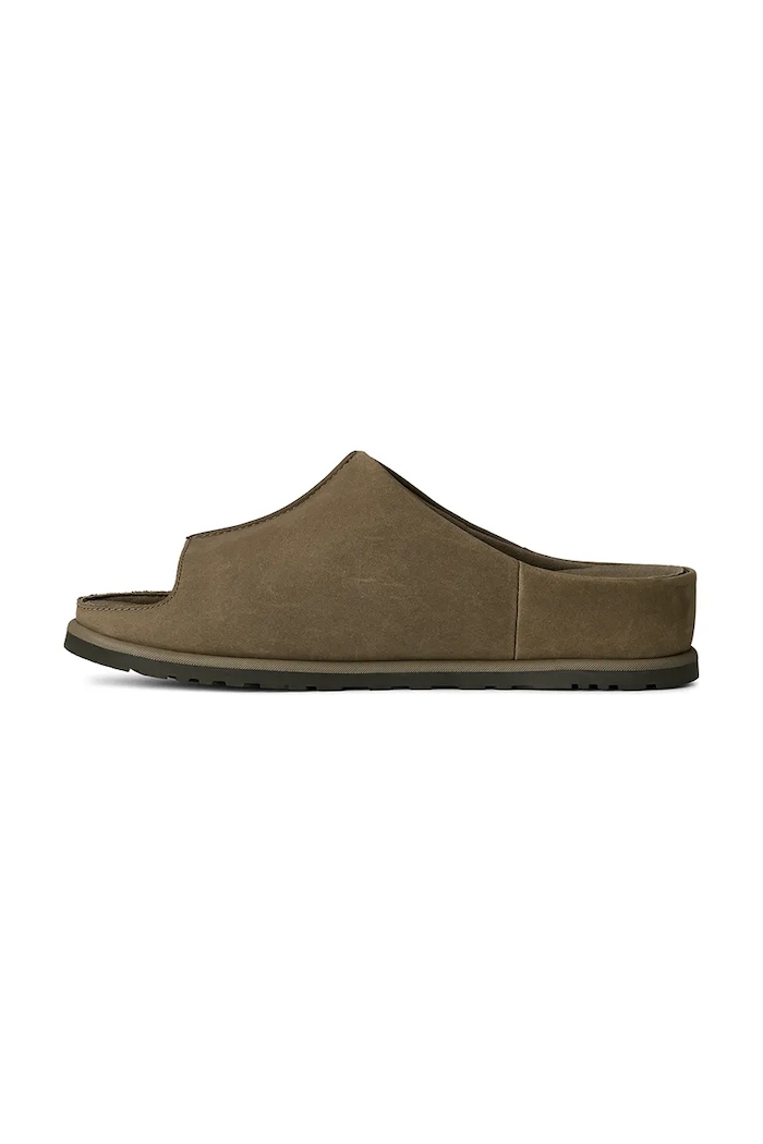 UGG papuci din nubuc M Otzo Slide verde 1177351.BTOL