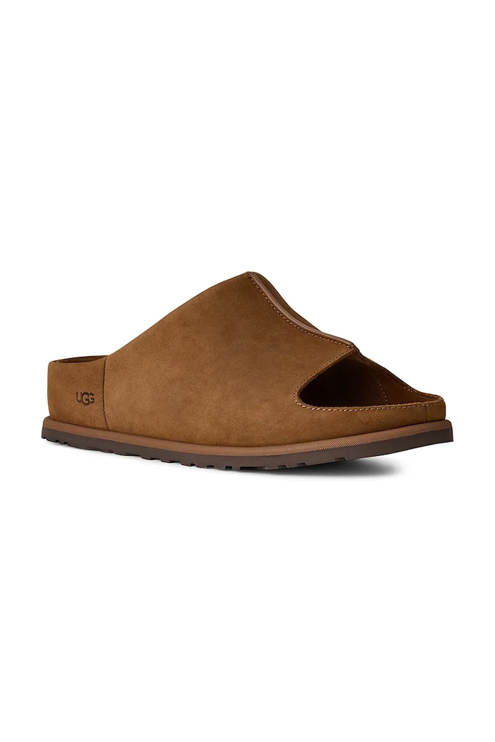 UGG papuci din nubuc M Otzo Slide 1177351.DKC maro SS26