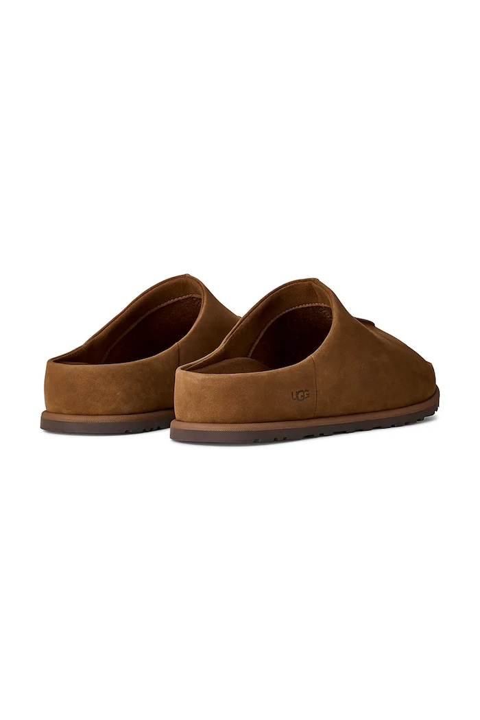 Încălțăminte UGG papuci din nubuc M Otzo Slide 1177351.DKC maro