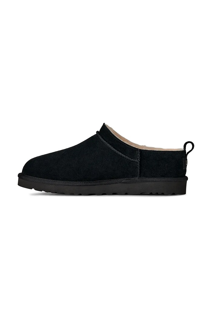 UGG velúr papucs M Classic Micro fekete 1180190.BLK