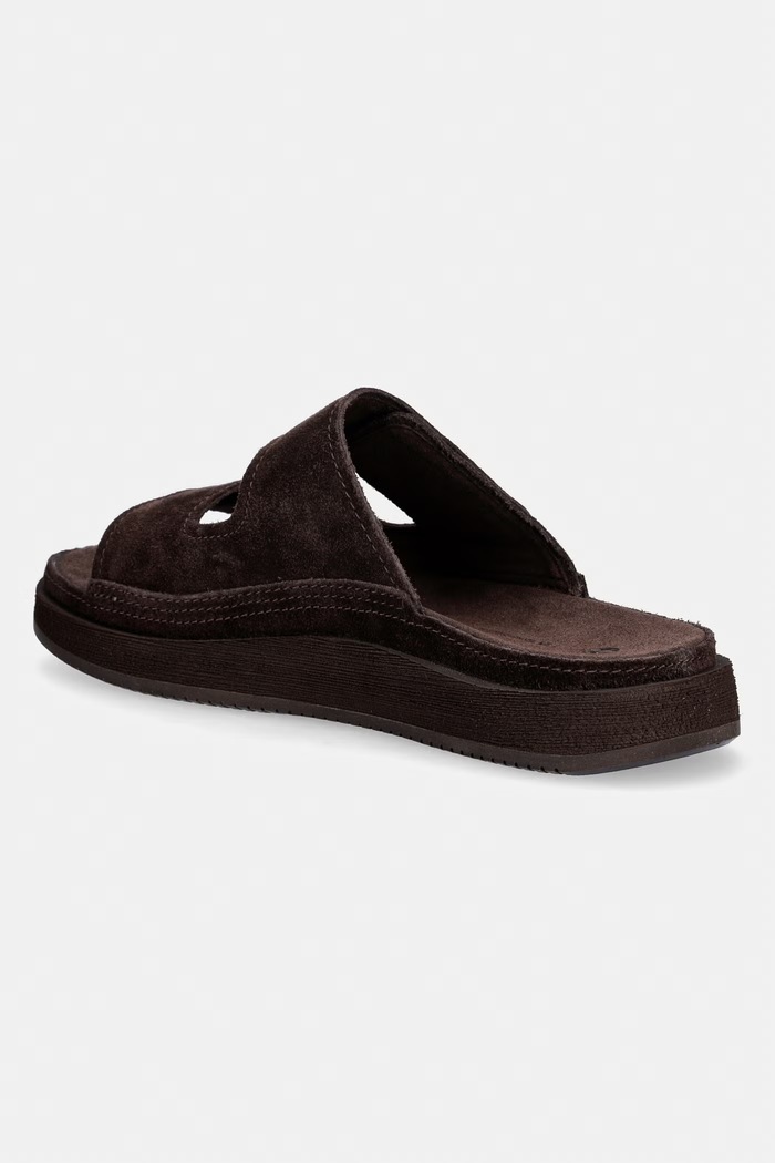 Obuwie Timberland klapki męskie zamszowe Casco Cove Slide TB0A2755EIV1 brązowy