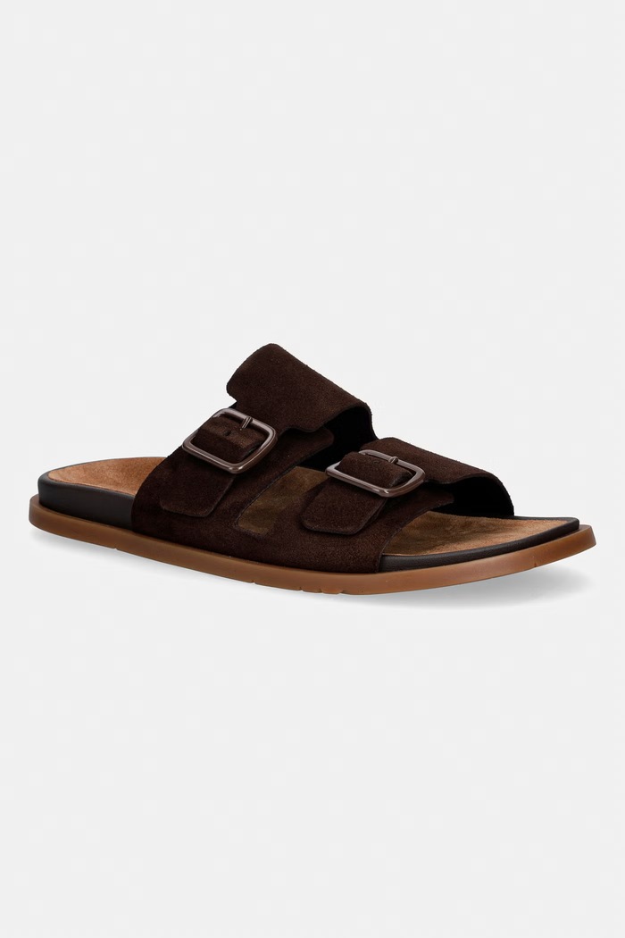 Camper šľapky pánske semišové Lluc Sandal hnedá K101091.005