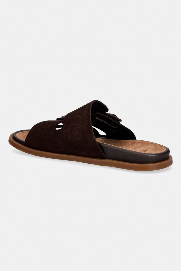 Obuv Camper šľapky pánske semišové Lluc Sandal K101091.005 hnedá