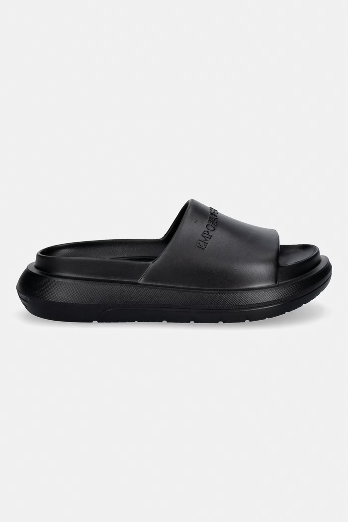 Emporio Armani šľapky pánske EM005960.AF26000.UC001 čierna SS26